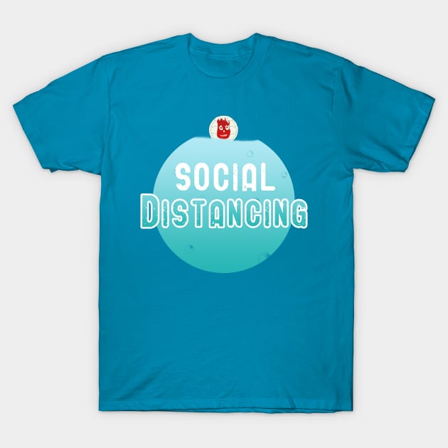 Social distancing like a pro T-Shirt by guayguay